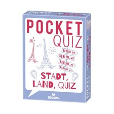 POCKET QUIZ STADT - LAND - QUIZ VON MOSES NEU OVP