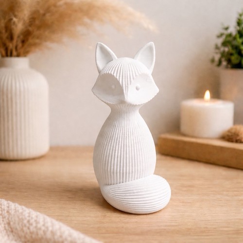 Fuchs deko figur - deko, gedruckt