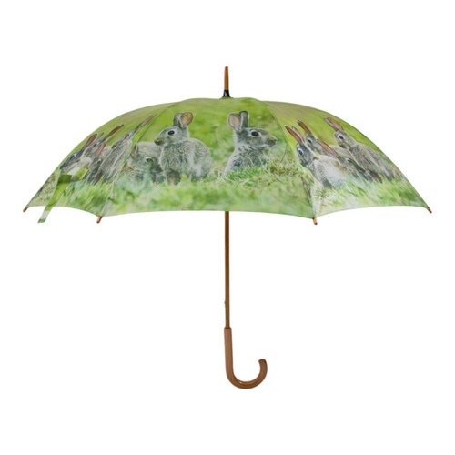 Regenschirm kaninchen familie - regenschirm,