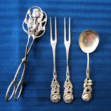 Antikes 800 Silber-Besteck