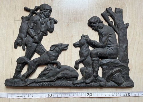 Antiker gusseisen wandschmuck - gusseisen,