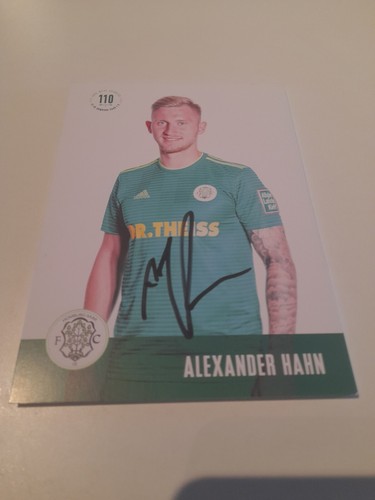 Signierte alexander hahn fc - hahn,