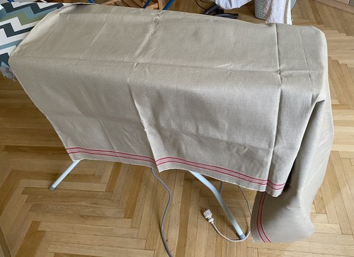 Altes mangeltuch rolltuch - altes, mangeltuch/rolltuch