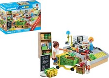 PLAYMOBIL MyLife Promo Pack 71648 Bio-Supermarkt, inklusive Kasse mit