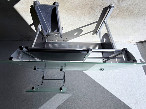 Computertisch glas metall - computertisch, glas/metall