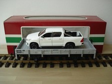 LGB 41100 DR Niederbordwagen 99-41-10 mit Modellauto Toyota Hilux