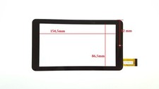 Schwarz touchscreen display - schwarz,
