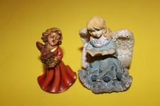 2 Engel Figuren, Skulpturen, Weihnachten