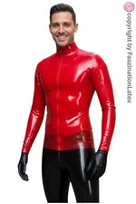 LATEX Shirt mit langen Armen