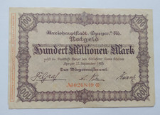 Hundert Millionen Mark Notgeld