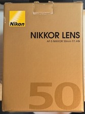 Nikon AF-S Nikkor 50mm f/1.4G Objektiv, Schwarz