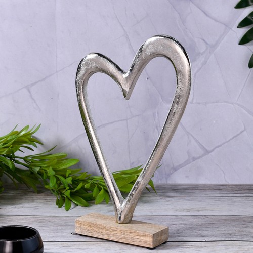 Deko silber braun aluminium - silber,