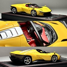BBR Calsito Deluxe 1:43 Ferrari SP3 Daytona Giallo Modena Lim.0/15 Very Rare!!