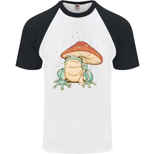Ein frosch unter einem - frosch, pilz