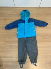  Kinder PAPAGINO  Regenanzug mit Fleece-Futter Gr. 110/116 