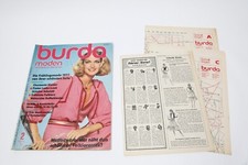 Vintage Burda Modeheft Ausgabe 2 - Februar 1977 mit Anleitung + Schnittmustern