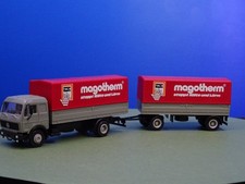 Herpa 1:87 MB Mercedes Benz Hängerzug magotherm stoppt Kälte u Lärm H0 LKW H 737