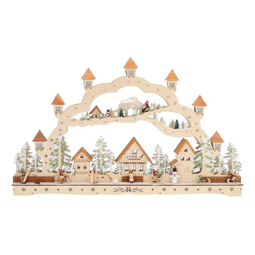 Lichterbogen aus holz - aus, –