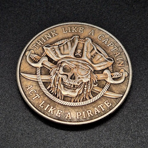 Coin münze pirat freibeuter - pirat,