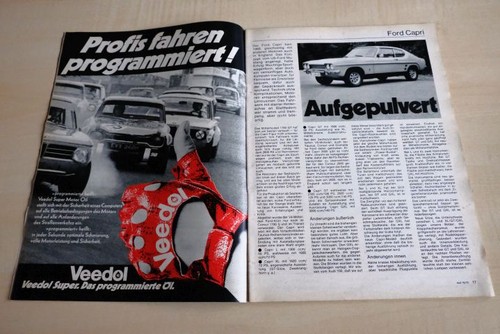Mot 1972 ford capri - 18/1972,