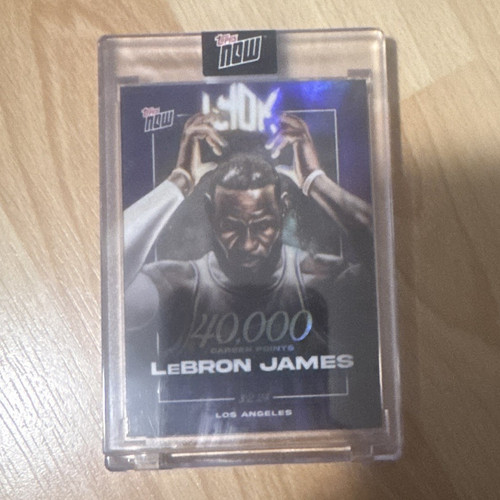 Topps now lebron james - topps,