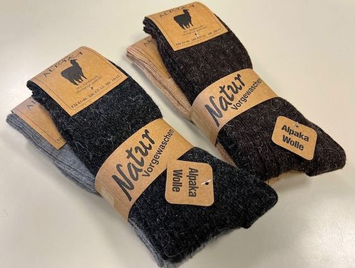 Paar alpakasocken socke - 2,