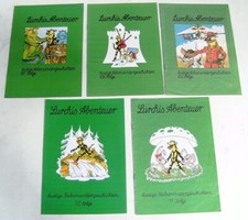5 x Lurchis Abenteuer Salamander Werbehefte Folge 67 - 71 von 1978 + 79 + 80 +94