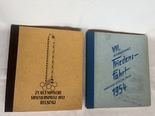 2 x DDR Sammelbilderalben VII.Friedensfahrt u. XV. Olympische Sommerspiele 1952