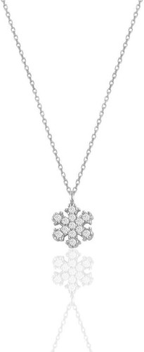 Silber halskette mit motiv - silber,