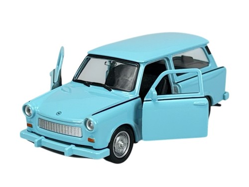 Welly trabant p601 kombi blau - trabant,