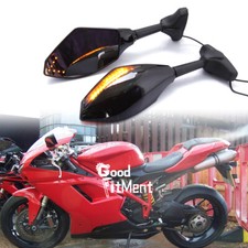 Für Ducati 749 999 848 1098 Motorrad LED Blinker Rückspiegel Pfeil Anzeige