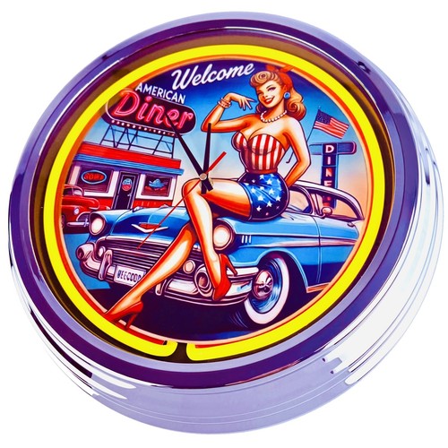 0689 diner wanduhr - n-0689, "diner-5"