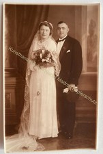 AK Striegau Schlesien 1934 Hochzeit Paar