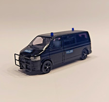 Rietze 53418 VW T5 GP LR mit Rammschutz SEK/GSG9 schwarz Limitiert selten OVP
