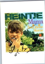 Original Autogramm Heintje /// Autogramm Autograph signiert signed signee 327541