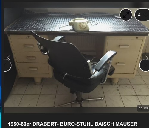 60er drabert büro stuhl - drabert,