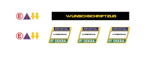 Motorsport decals modellauto - decals,