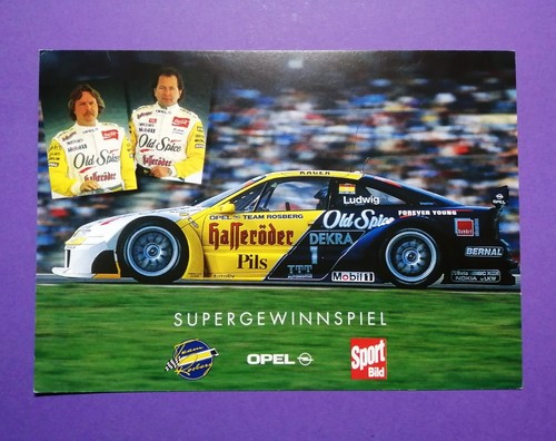 Alte autogrammkarte dtm opel - dtm,