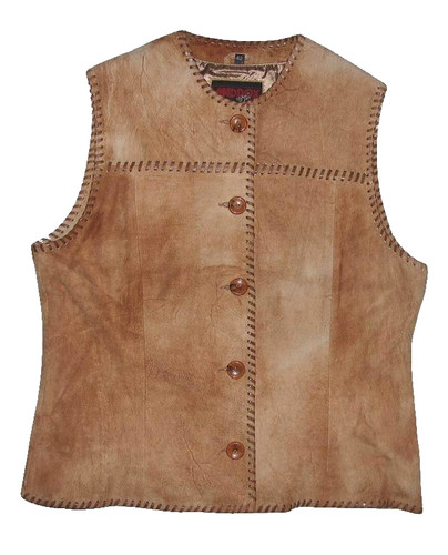Maddox damen lederweste - maddox, /