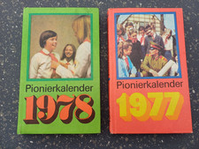 2 DDR Pionierkalender 1977 und