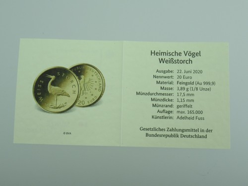 Euro goldmünze 2020 - euro,