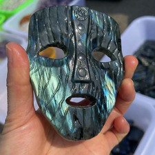 Labradorit Kristall Maske Aus Die Maske 