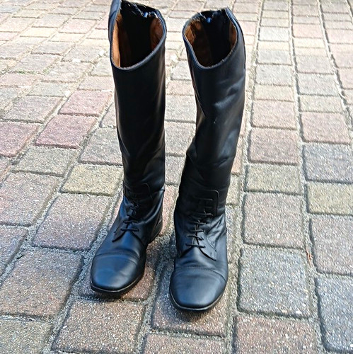 Schwarze hohe reitstiefel aus - schwarze,