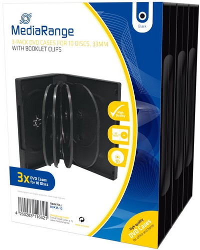 Mediarange dvd hüllen 10er - dvd,