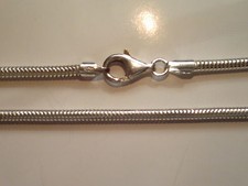 Schlangenkette weißgold 333 - schlangenkette,