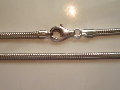 Schlangenkette weißgold 333 - schlangenkette,