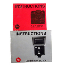 2 Original Camera manuals 1