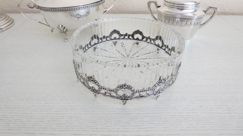 Silber schale 835 mit - schale,