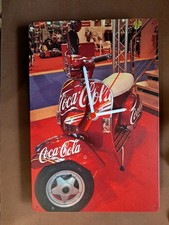 Blechschild uhr coca - uhr, coca-cola