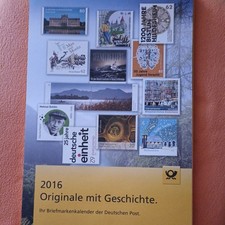 Briefmarkenkalender 2016 mit Originalen 